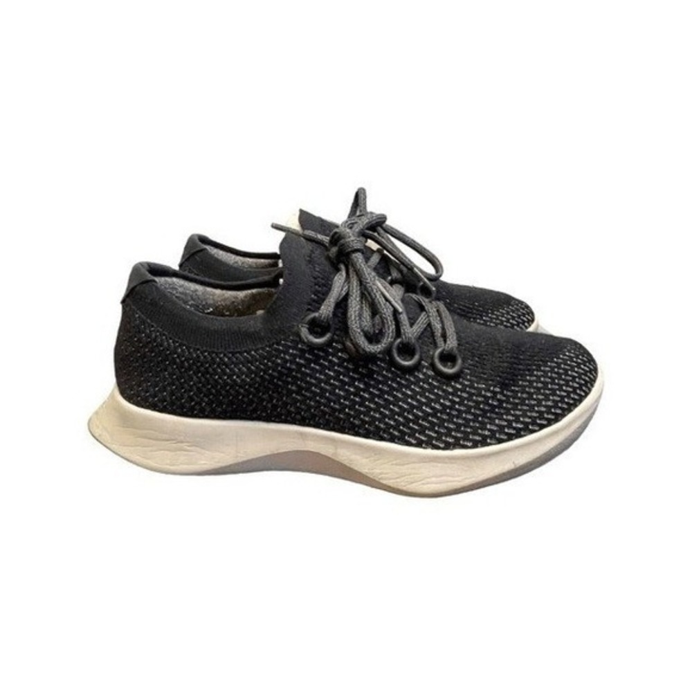 Allbirds Tree Dashers Running Shoes Sneakers‎ Black Merino Wool Runners 9